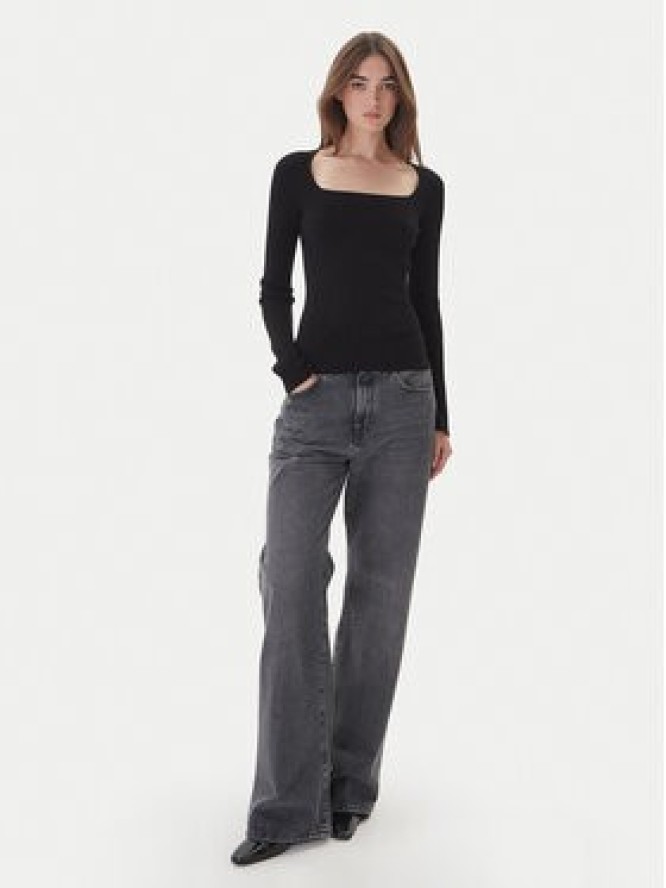 Kontatto Sweter 3M0830C Czarny Slim Fit