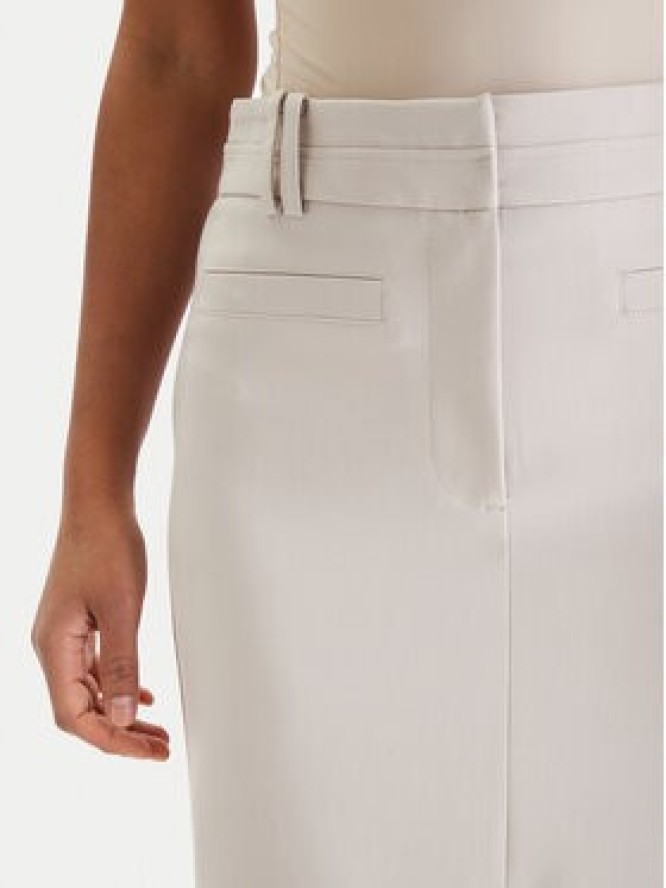 Patrizia Pepe Spódnica midi 8G0515/A498-S748 Szary Regular Fit