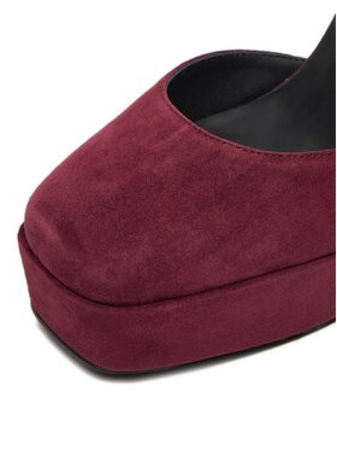 Eva Minge Czółenka EO-NIKI-E340-70H Bordowy