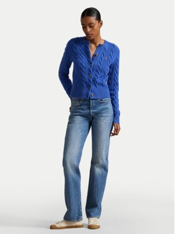 Polo Ralph Lauren Kardigan 211972104012 Niebieski Slim Fit