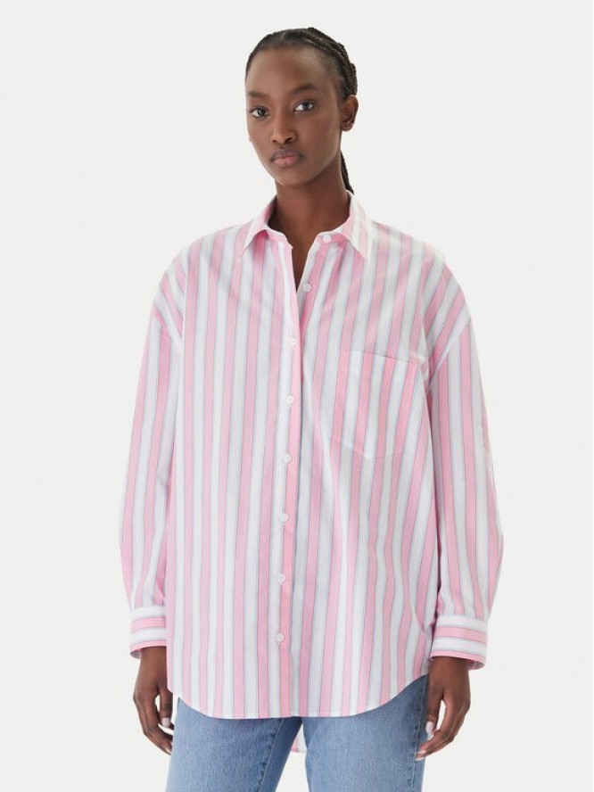 JOOP! Jeans Koszula Brenda 10100296 30101897 Różowy Oversize