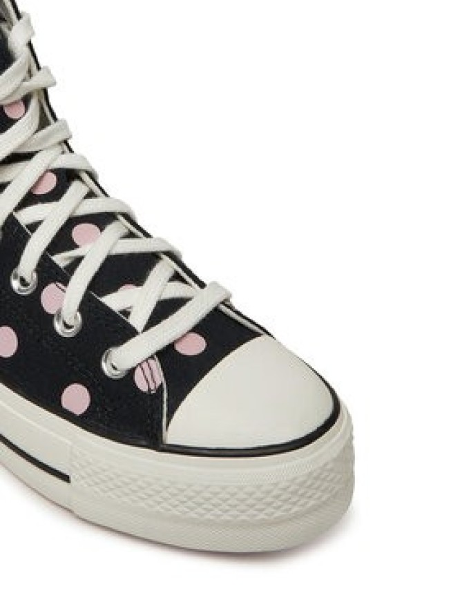 Converse Trampki Chuck Taylor All Star Lift Platform Polka Dots A10688C Czarny