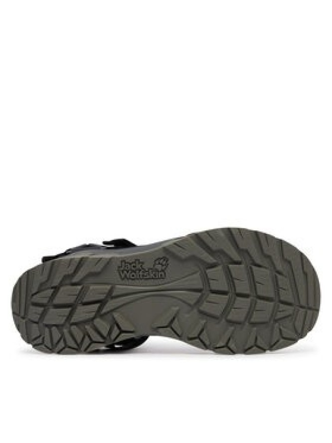 Jack Wolfskin Sandały Ridge A65590 Czarny