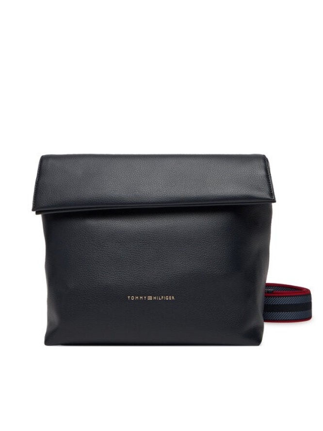 Tommy Hilfiger Torebka Th Logotape Med Crossover AW0AW17692 Granatowy