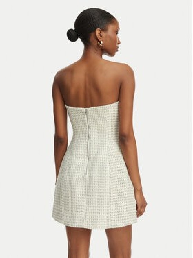 Bardot Sukienka koktajlowa Florine 60134DB Écru Slim Fit
