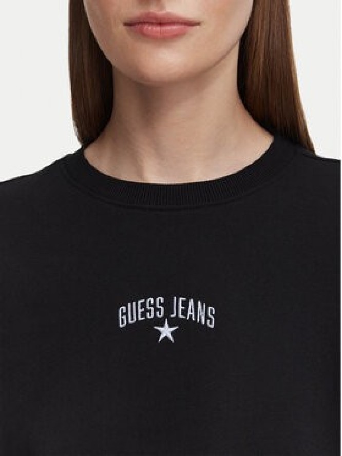 Guess Jeans Bluza W6YQ03 K3828 Czarny Regular Fit