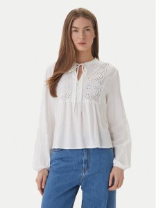 ONLY Bluzka Lennyo 15366732 Biały Regular Fit