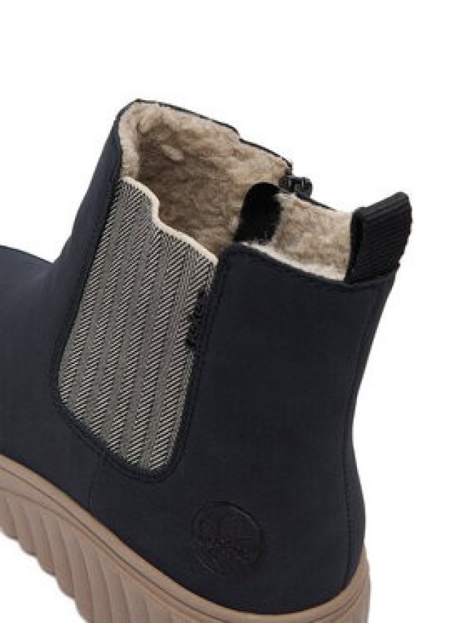 Rieker Botki CEO-N2553-14 Granatowy