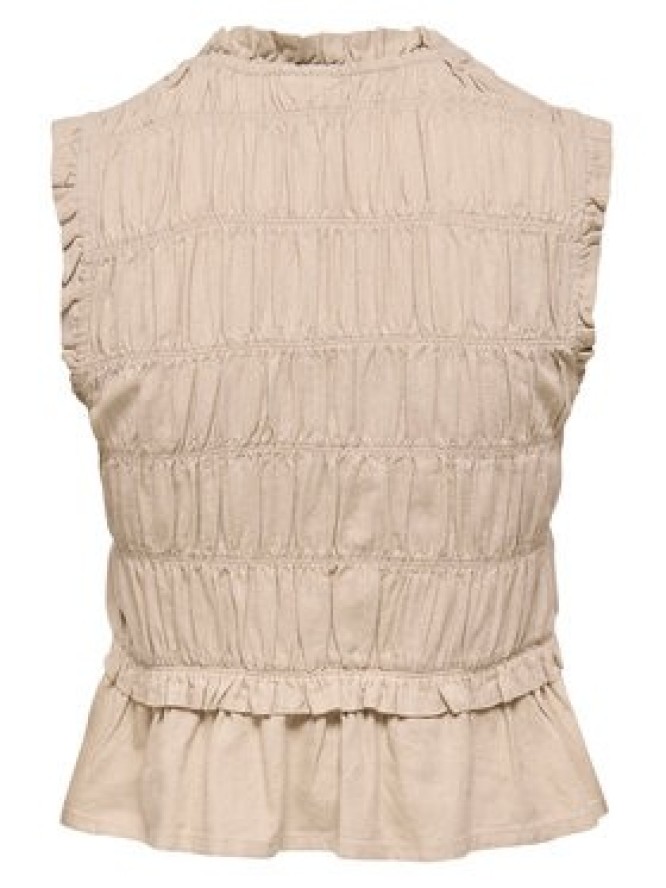 ONLY Bluzka Goa 15363693 Beżowy Regular Fit