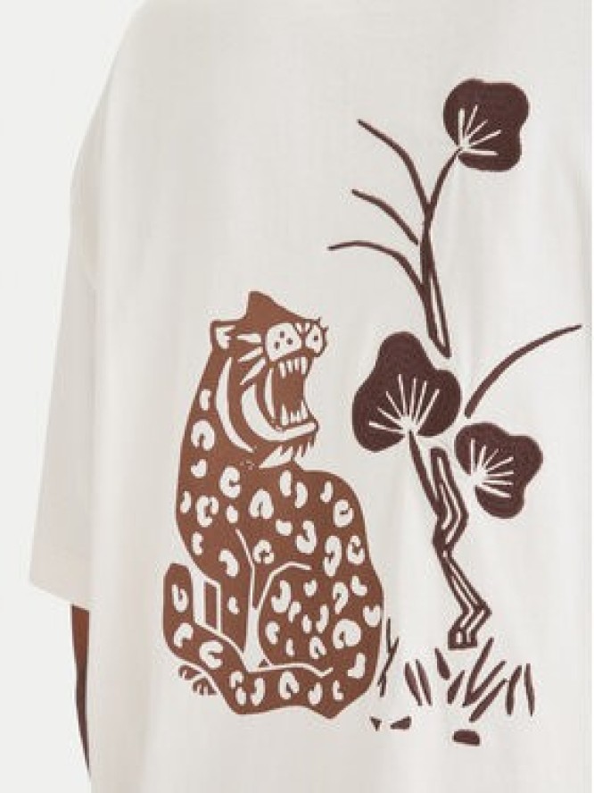 Napapijri T-Shirt S-Aral NP0A8A6N Kremowy Regular Fit