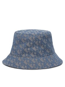 Calvin Klein Kapelusz Logo Jacquard Bucket Hat LV04K5059G Niebieski