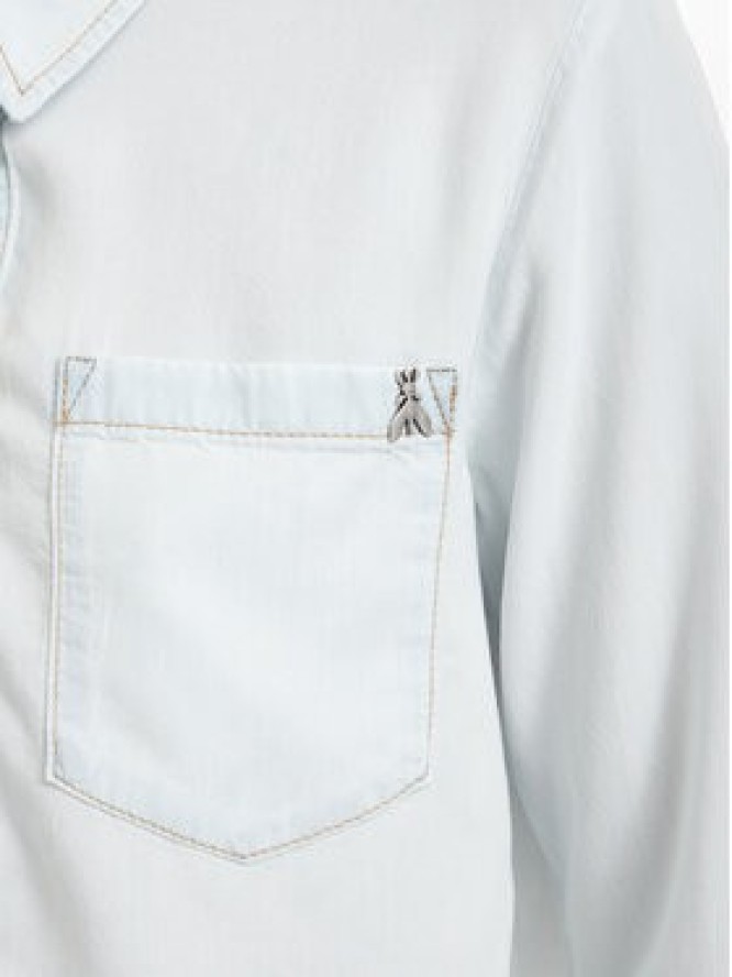 Patrizia Pepe Koszula 2C1665/D9A0-CB20 Niebieski jasny Regular Fit