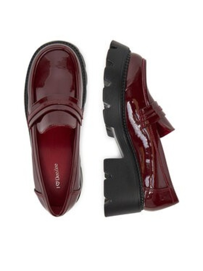 DeeZee Loafersy HLD-2016 Bordowy