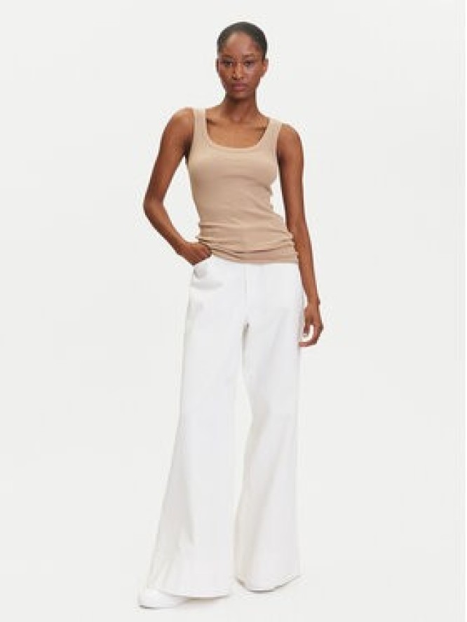 BOSS Top C_Ematite 50504245 Beżowy Slim Fit