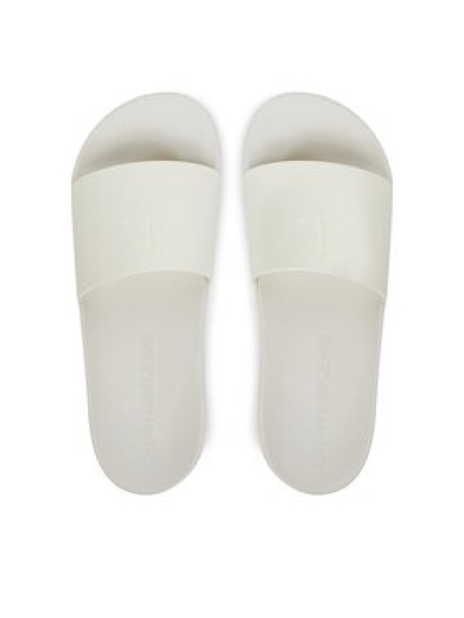 Calvin Klein Jeans Klapki Slide Monogram Tpu YW0YW01715 Biały