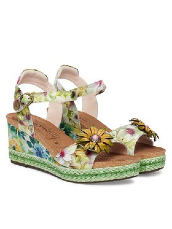 Laura Vita Sandały Facyo 75 Zielony