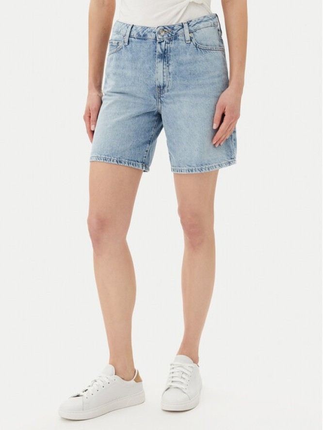 Tommy Hilfiger Szorty jeansowe WW0WW45505 Błękitny Regular Fit