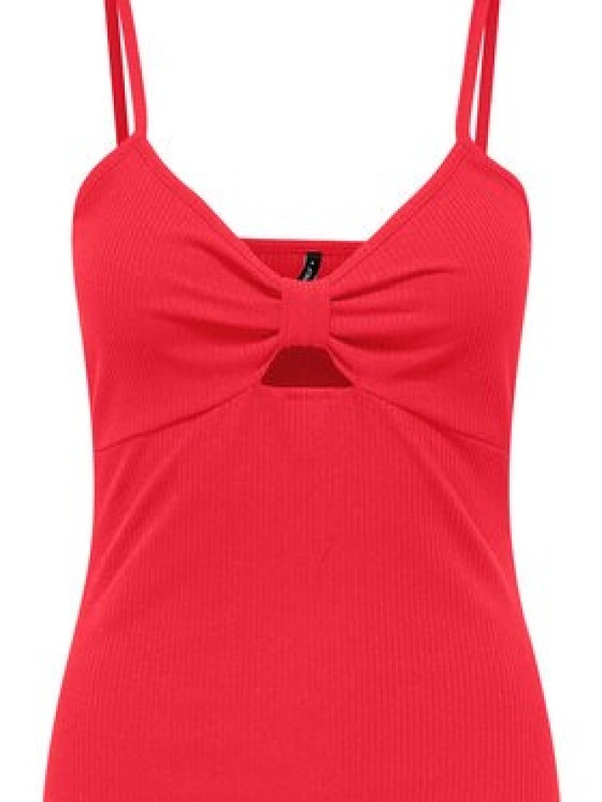 ONLY Sukienka letnia Janna 15343601 Czerwony Slim Fit