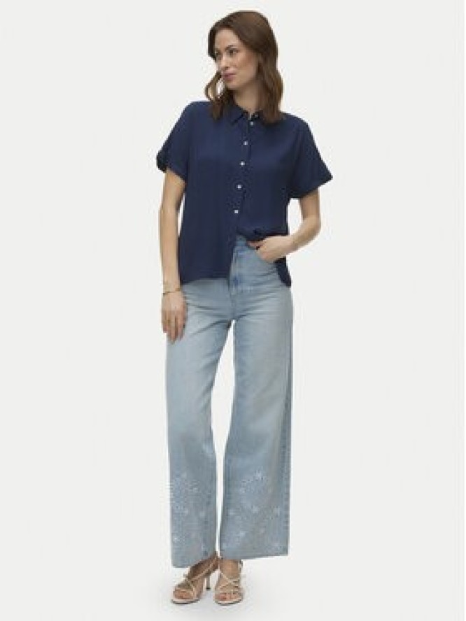 Vero Moda Koszula Alice 10342668 Granatowy Regular Fit
