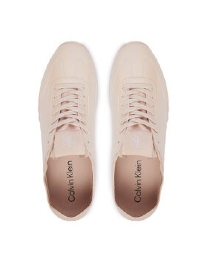 Calvin Klein Sneakersy Low Profile Run Mg Pol Mix Mat HW0HW03284 Beżowy