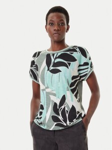 Olsen T-Shirt 11105067 Zielony Regular Fit