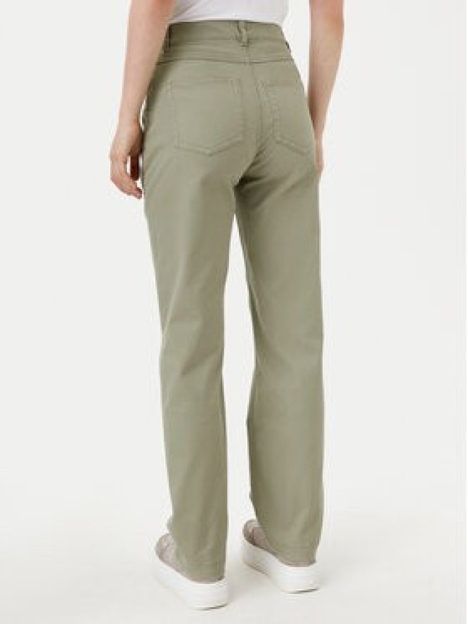 Calvin Klein Jeans Spodnie materiałowe J20J224852 Zielony Straight Fit