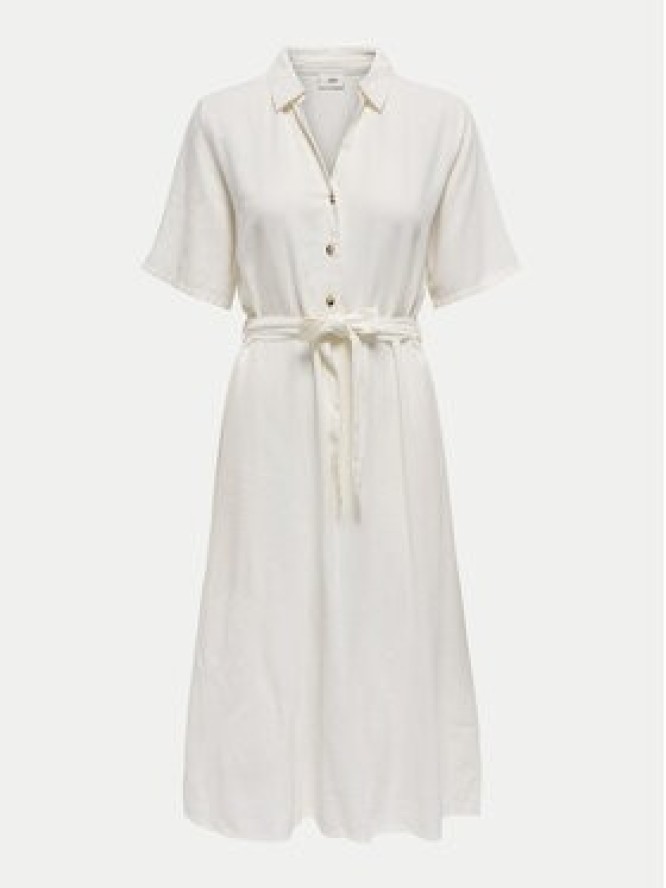 JDY Sukienka letnia Say 15338771 Biały Regular Fit