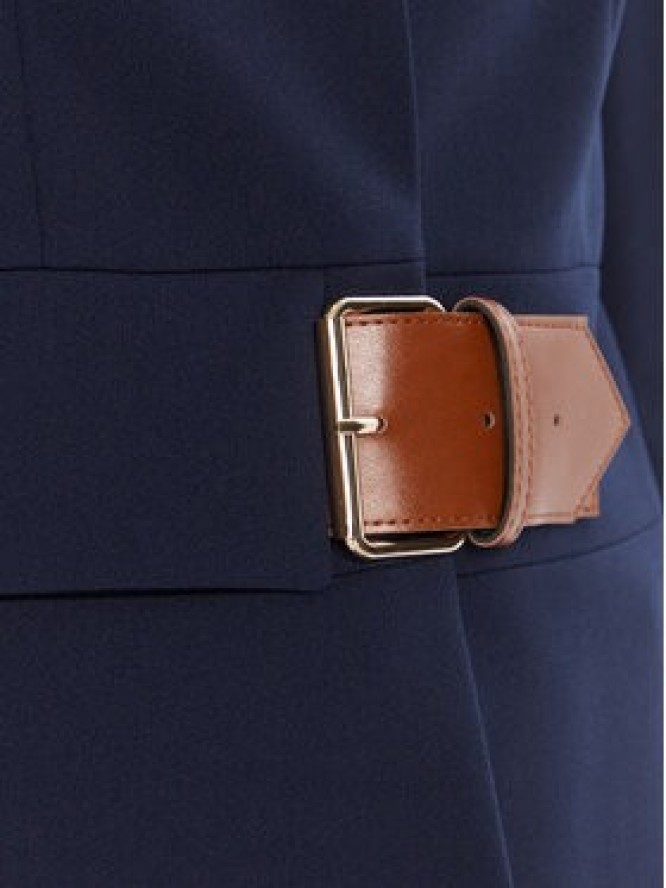 Rinascimento Marynarka CFC0126214003 Granatowy Slim Fit