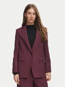 BOSS Marynarka C_Jabla3 50580309 Bordowy Regular Fit