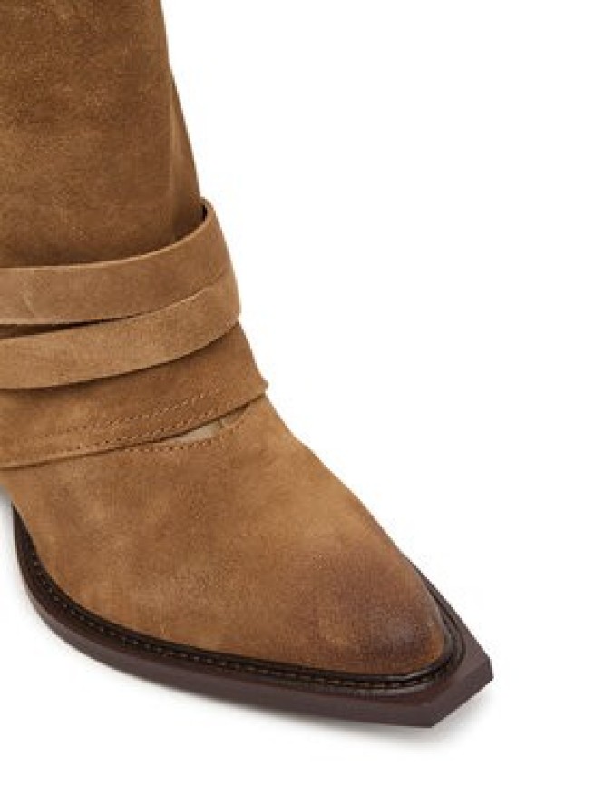 Steve Madden Kowbojki Hadly 11005190 Brązowy ciemny