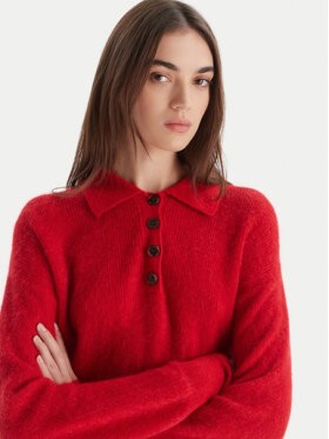 Marella Sweter Danger 2523366374 Czerwony Regular Fit