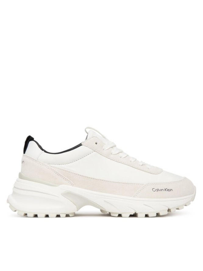 Calvin Klein Sneakersy Hike Runner Mg Nylon Mix YW0YW02075 Biały