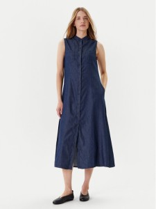 United Colors Of Benetton Sukienka codzienna 44KCDV0BH Granatowy Regular Fit