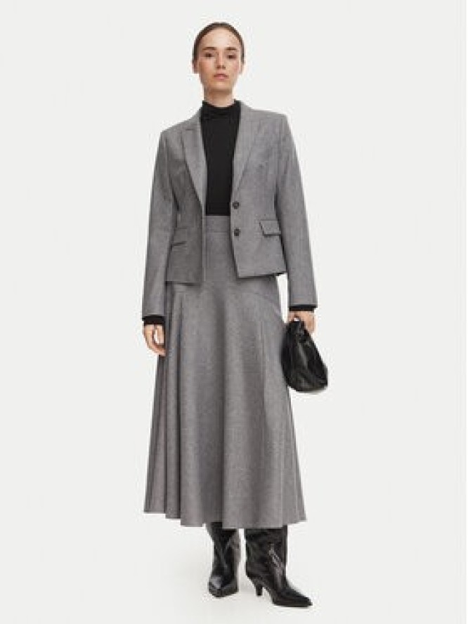BOSS Spódnica trapezowa Vopala 50568806 Szary Regular Fit