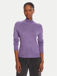 LOLA CASADEMUNT Golf LF2515007 Fioletowy Regular Fit