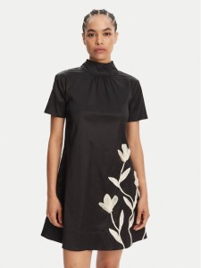 STAUD Sukienka koktajlowa Ilana R25R2208CT Czarny Regular Fit