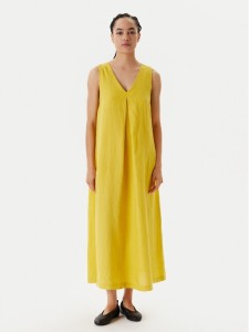 United Colors Of Benetton Sukienka letnia 4AGHDV07C Żółty Relaxed Fit