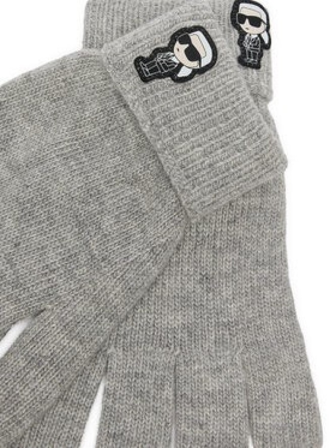 KARL LAGERFELD Rękawiczki Damskie 236W3608 Szary