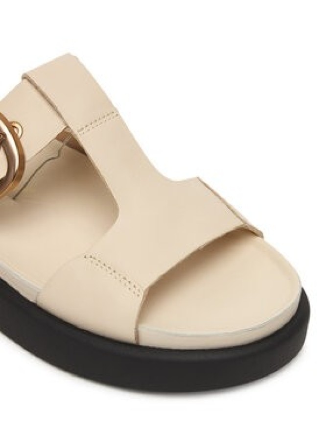 Clarks Klapki Aristella West 26185812 Écru