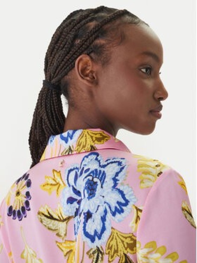 LOLA CASADEMUNT Sukienka koszulowa LS2616088 Różowy Regular Fit