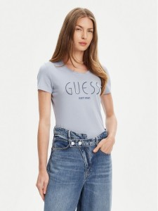 Guess T-Shirt W5YI05 J1314 Niebieski Regular Fit