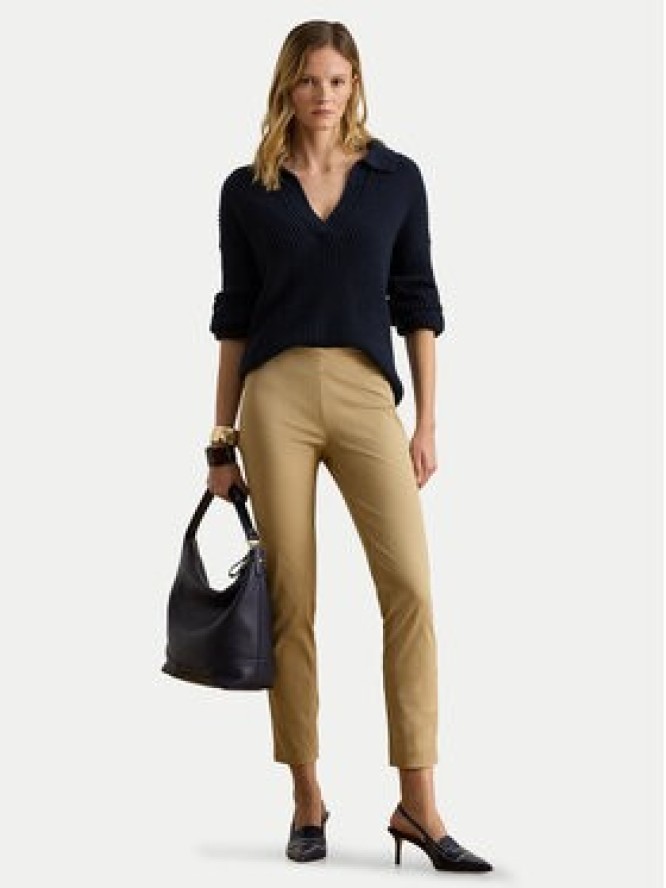 Lauren Ralph Lauren Spodnie materiałowe 200631310018 Beżowy Slim Fit