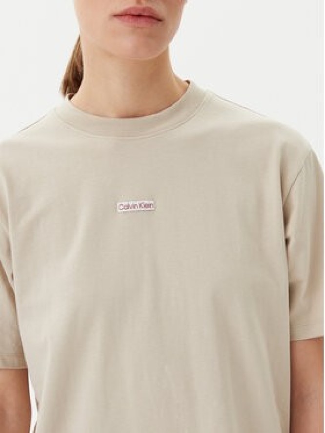 Calvin Klein Jeans Sukienka codzienna J20J225289 Beżowy Relaxed Fit