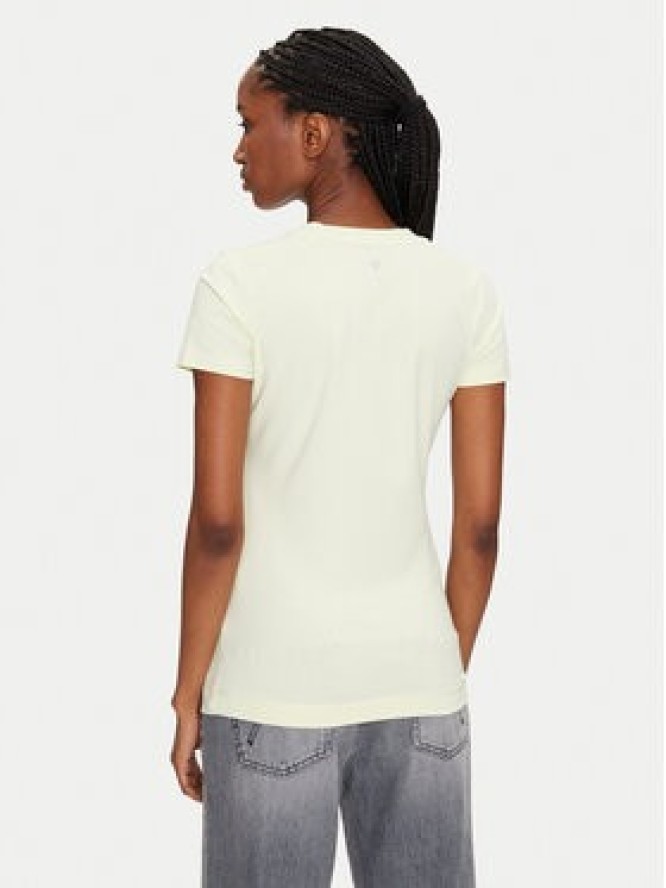 Guess T-Shirt W5GI07 J1314 Żółty Regular Fit