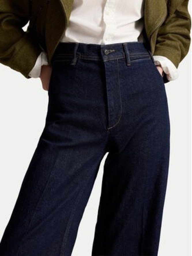 Polo Ralph Lauren Jeansy 211B17119001 Granatowy Wide Leg