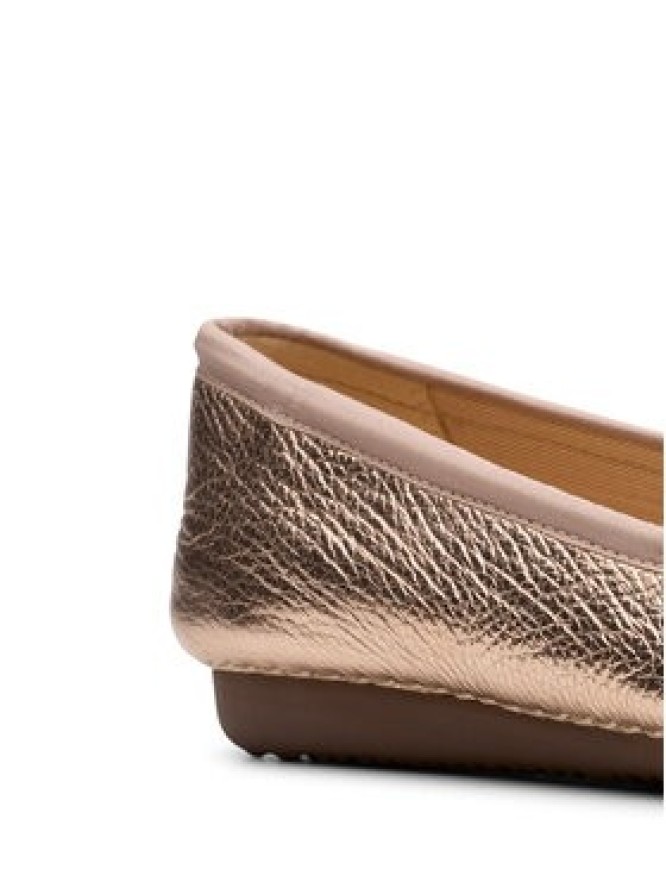 Clarks Baleriny Freckle Ice 26181353 Złoty