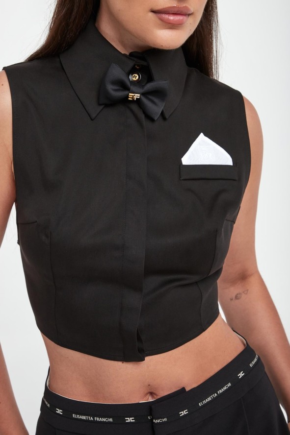 Koszula damska cropped ELISABETTA FRANCHI