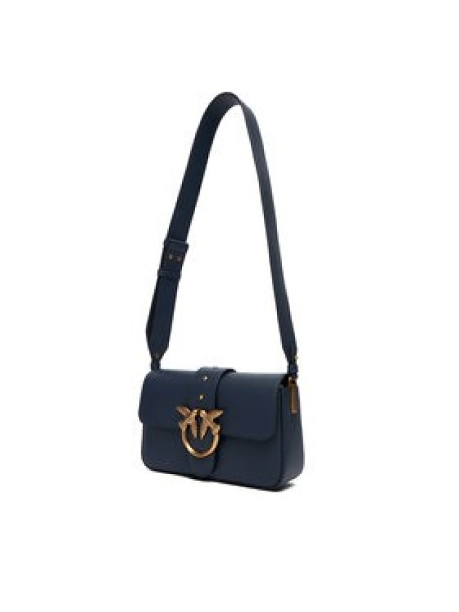 PINKO Torebka Love One Mini Slouchy Fl AI 25-26 PLTT 104340 A0QO Niebieski