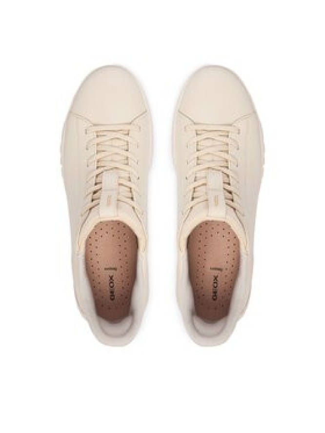 Geox Sneakersy D Flextride Plus D657SC 0009B C1122 Kremowy