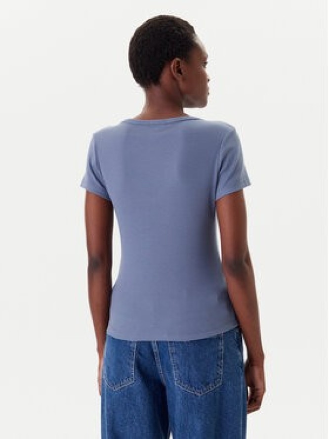 Tommy Jeans T-Shirt Essential DW0DW17385 Niebieski Slim Fit